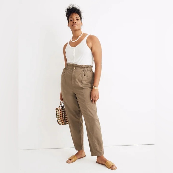 Madewell Pants - Madewell Pull-On Paperbag Pants Sz 27